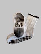 Luxury Pilates Socks - Brown