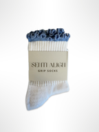Luxury Pilates Socks - Baby Blue