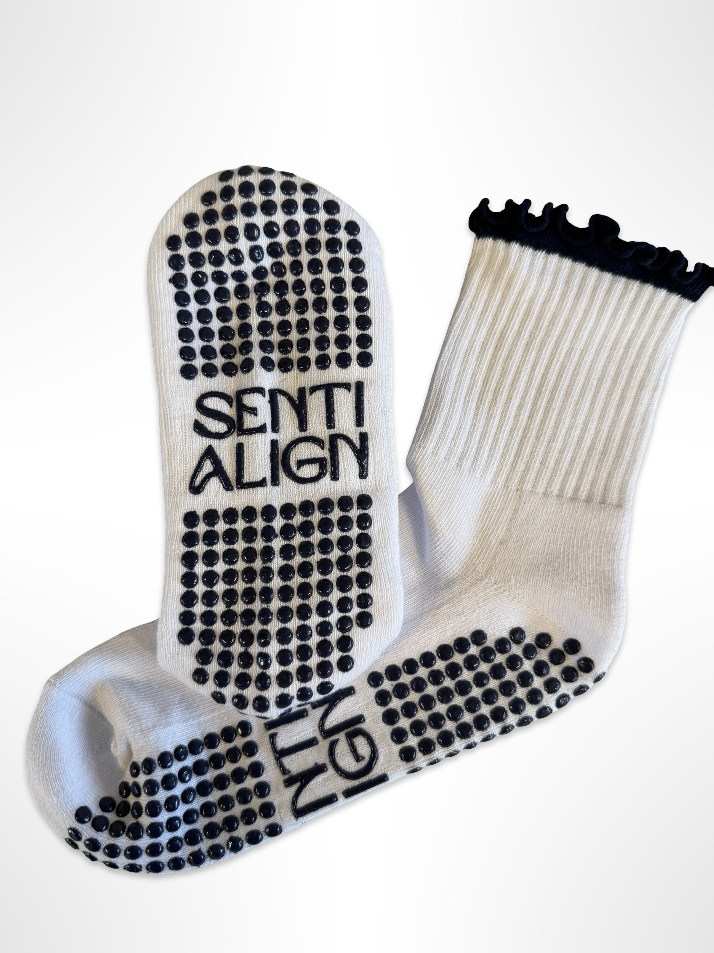 Luxury Pilates Socks - Navy